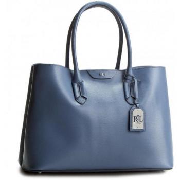 Ralph Lauren - Bolso al hombro de Piel para mujer azul turquesa