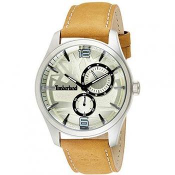 Timberland Reloj Analógico para de los Hombres de Cuarzo con Correa en Piel Genuina TBL.15639JS/07