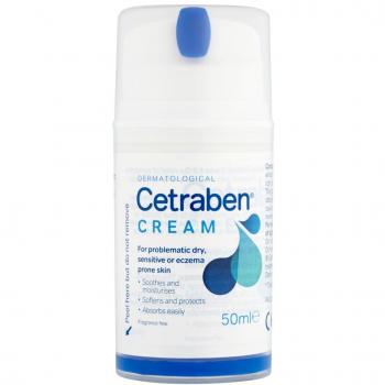 Cetraben Body Cream Moisturiser Perfect for Dry Sensitive and Eczema Prone Skin Dermatological Body Moisturiser 50ml