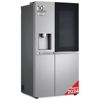 LG GSXE90MBAD Frigorífico Side By Side Serie 900 con Instaview Door-In-Door, 628L, Clasificación D, Acero Antihuellas