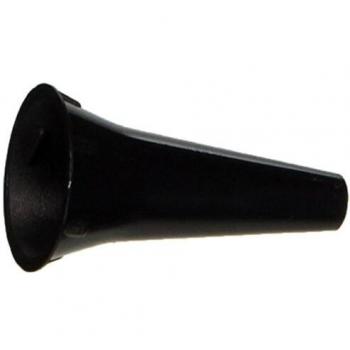 GIMA ref 31492 Auriculares Speculum desechables, Ø 4 mm, sin latex, color negro, compatibles con otoscopios profesionales de seriemini, disponible en 100 unidades