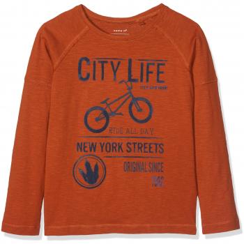 NAME IT Nitetsalt Ls Top M Mini, Camisa Manga Larga para Niños, Rojo