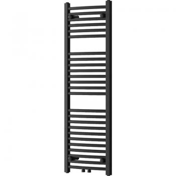 Radiador secatoallas eléctrico de agua 442W 120x40x4,4cm, Negro