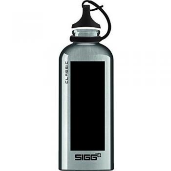 Sigg Botella Classic Accent, Trinkflasche Classic Accent, Negro, 0,6 litros