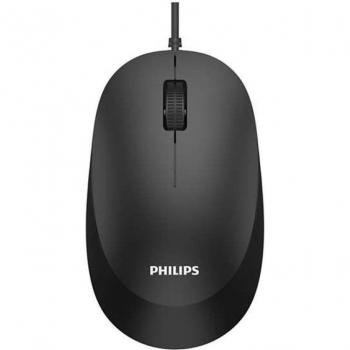 Philips 2000 series SPK7207BL/00 Wired Mouse, Ambidextrous, USB Type-A, Optical, 1200 DPI - Black