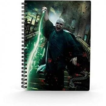 SD toys Harry Potter - Cuaderno efecto 3D voldemort póster