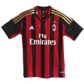 adidas ac milan home - Camiseta, color multicolor, talla 17 años