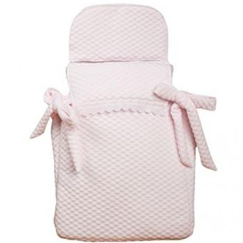 Babyline Sweet - Saco de 3 usos para capazo y silla, color rosa