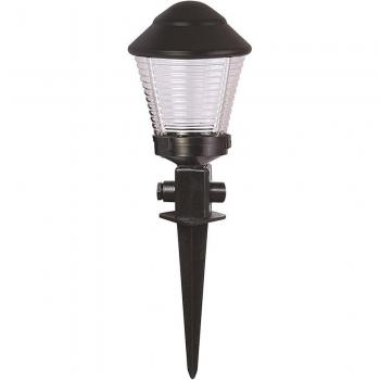 Aplique de pared WellHome Faro para exterior, ABS, negro, 20x20x52 cm, casquillo E27 max 60 W