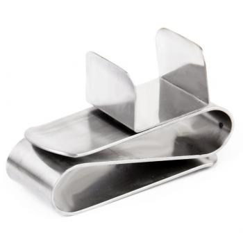 kangqi 1 pc billar taco de billar tiza magnético fuerte de acero inoxidable soporte