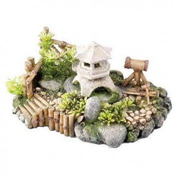 Decoración para Acuarios Jardín Chino en Polirresina 22.6 x 14.5 x 12.1 cm
