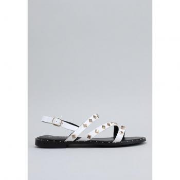 Krack Core - Sandalia Plana Dufem Blanco 38
