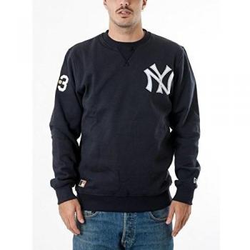 New Era Ne97063Fa16 Ct Crew Neck Neyyan - Sudadera-Línea New York Yankees para hombre, color azul, talla L