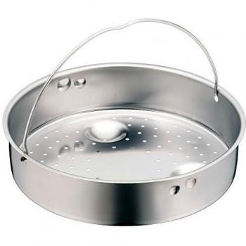 Accesorio para olla a presión WMF, cestillo de vapor perforado, para ollas a presión de 3,0 - 8,5 l, acero inoxidable Cromargan, apto para lavavajillas