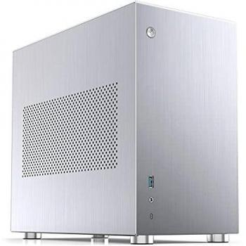 Jonsbo V10 Mini-ITX Caja de PC - Plata - Aluminio y Acero