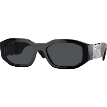 Versace VE4361 542287 Unisex Geometric Black Sunglasses