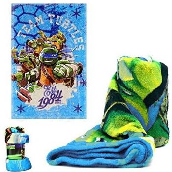 Tortugas Ninja Manta CORALINA 95X150 Azul, Multicolor, 150x92