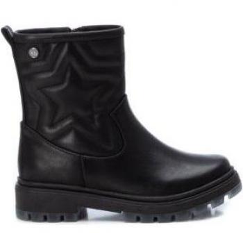 Xti Kids Botines Niña 150496 Negro con Cierre de Cremallera Certificado Vegano