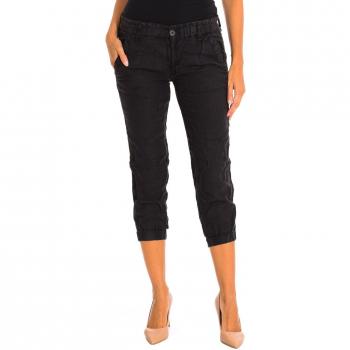Pantalón Corto de Lino PFLONGANL para mujer - Le temps des Cerises