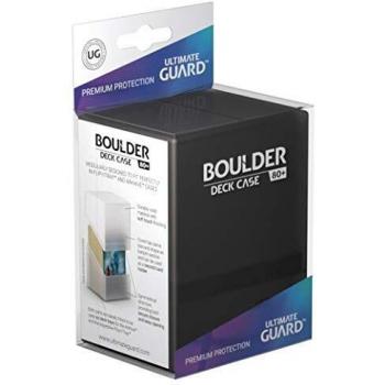 Caja de cartas Ultimate Guard Boulder Deck Case 80+ Tamaño Estándar Onyx