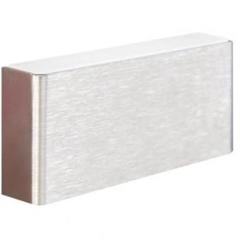 Foco Steps EPIKASA de Plexiglás y Acero en Plata, Dimensiones 5,2x1,1x2,5 cm