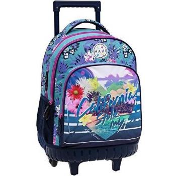 Maui California Mochila Escolar, 31.65 litros, Color Azul