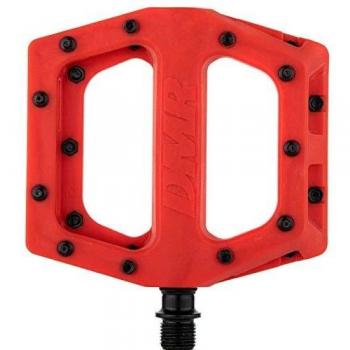Pedales Planos DMR V11 de Nylon para MTB - Color Rojo