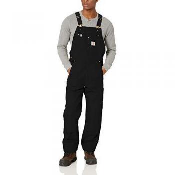 Peto Carhartt Hombre Algodón Lona Corte Holgado Negro W34/L34