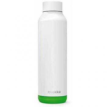 Quokka Solid - Lime Vibe 630 ML | Botellas De Agua Acero Inoxidable Sin BPA |Botella Térmica De Doble Pared - Mantiene el frío y el Calor para Niños y Adultos