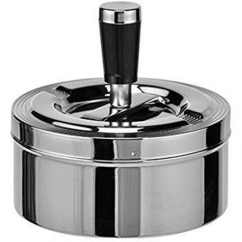 drehasche Taza, Wind Cenicero, cenicero de deriva, metal cromado