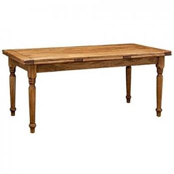 Mesa de Madera Maciza Extensible 180x90 cm Artesanal Made in Italy