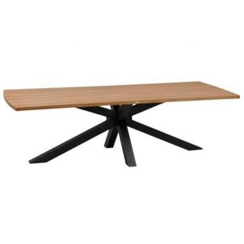 Mesa de jardín Limaya de Acacia - 10 asientos - Hespéride, aluminio tratado epóxico, certificado FSC®