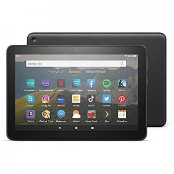 Tablet Fire HD 8, pantalla HD de 8 pulgadas, 32 GB, Wifi sin publicidad (Negro)