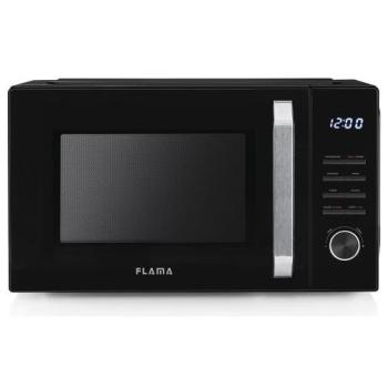 Microondas Flama 25L Digital con Grill Negro 900W/1000W