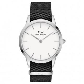 Reloj Daniel Wellington Iconic 40 mm Dial Blanco NATO Negro