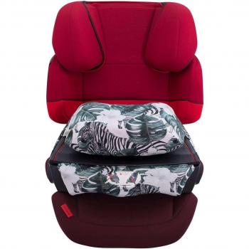 Jyoko Funda para Accesorio Sujeción compatible con Cybex Pallas Fix, 2 Fix - Cybex Juno 2 Fix Jyoko Zebra