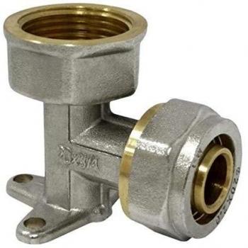 M T Anillo de sujeción con Tornillo para Tubo Compuesto PEX, Placa de Pared Ø20 x IG 3/4