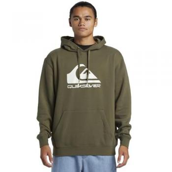 Quiksilver Sudadera con Capucha Big Logo para Hombre, Grape Leaf, Estándar