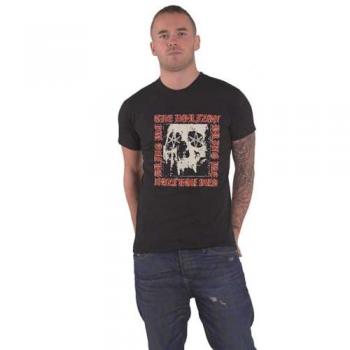Bring Me The Horizon Black Metal Logo Skull T-Shirt - Size L - 100% Cotton