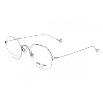 Eyepetizer Ottagono C.1 Armazones para Hombre Plateadas, Lentes Recetadas Para Hombre Silver, Gafas Recetadas para Hombre Plateadas