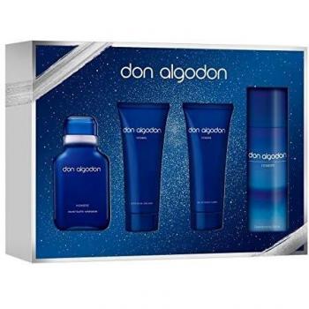 DON ALGODON pack colonia 100 ml + gel 75 ml + aftershave 75 ml + deo 150 ml