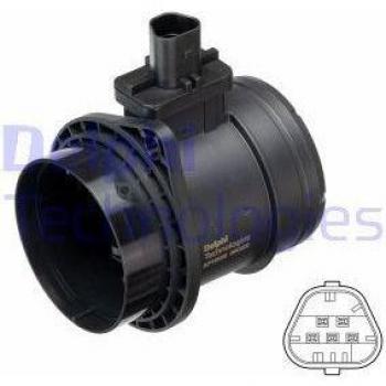 Sensor de flujo de aire DELPHI AF10556-12B1, Medidor de masa de aire, compatible con múltiples vehículos, alta precisión en la medición del flujo de aire, diseño duradero y resistente a condiciones extremas