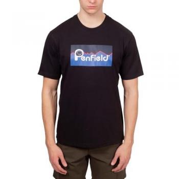 Penfield Men's Black Original Large Logo T-Shirt - Size L