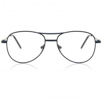 Pilot Full Rim Metal Kids' Prescription Glasses - Blue - Size 49 - Blue Light Block Available - Free Lenses