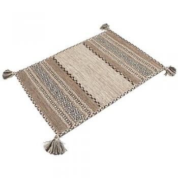 Kilim Lory Tribal 100% Algodón Hecho a Mano de India 230x160 cm Lavable a Máquina