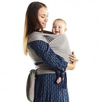 Boba Wrap Serenity, Fular Elástico Portabebé Ergonómico - Ideal Porteo Recién Nacidos