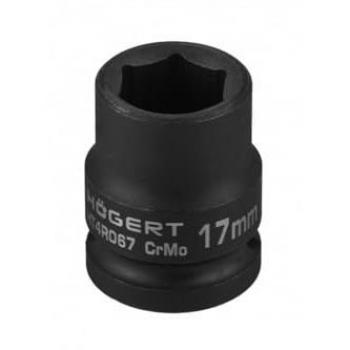 Cubos insertables Hogert Technik HT4R067 - Set de cubos para herramientas, fabricados en acero al carbono, con recubrimiento de cromo vanadio, incluye tamaños variados, diseño ergonómico para un mejor agarre y