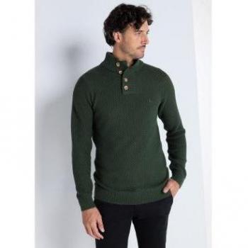 Victorio & Lucchino - Jersey cuello cisne con botones