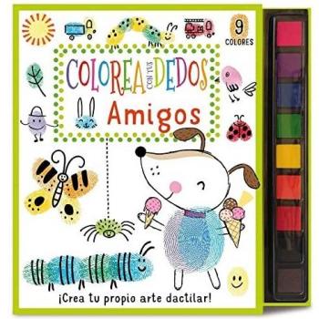 COLOREA CON TUS DEDOS: AMIGOS