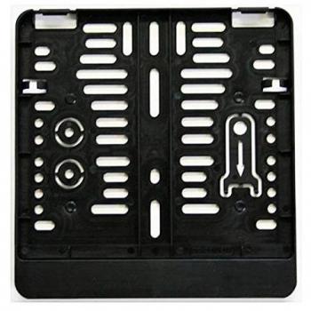 UTSCH erut 220 x 205 negro motocicleta matrícula Soporte para matrícula plana